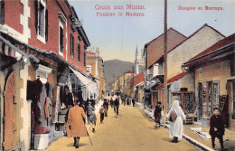 Delcampe - B068 Bosnia And Herzegovina Gruss Aus Mostar Shops Street Postcard - Welt