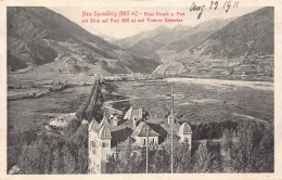 Delcampe - B074 Italy Neu Spondinig Hotel Hirsch U Post Prad And Trafoier Gletsch Postcard - Welt