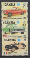 Delcampe - Gambie - N°595 à 597 - Voitures De Collection - ** Neuf Sans Charniere - Cote 9.70€ - Gambie (1965-...)