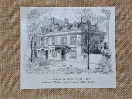 Delcampe - Parigi Nel 1902 Casa In Cui Morì Victor Hugo Avenue D’Eylau  Francia - Autres & Non Classés