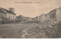 Delcampe - AK Condrexon Gondrexon - Kirche Und Zerstörte Häuser - Feldpost Grenadier Landwehr Regt. 100 - 1916 (83591) - Baccarat