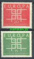 Delcampe - Germany, Federal Republic 1963 Mi 406-407 MNH (ZE5 GRM406-407) - 1963