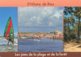 Delcampe - 85 SAINT HILAIRE DE RIEZ LA PLAGE ET LA FORET - Saint Hilaire De Riez