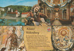 Delcampe - 1 AK Germany / Bayern * Chronikkarte Vom Kloster Weltenburg, Weltenburg Ist Ein Ortsteil Von Kelheim An Der Donau * - Kelheim