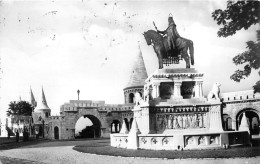 Delcampe - B30491 Budapest Halaszbastya Rezlet A Szent Istvan Szoborral    Hungary - Welt