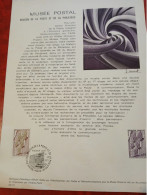 Delcampe - FDC 1973 PARIS MUSEE DE LA POSTE MUSEE POSTAL  YT N° 1782 DOCUMENT OFFICIEL - Non Classés