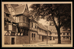 Delcampe - AK Wernigerode Am Harz, Gadenstedtsches Haus - Wernigerode