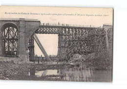 Delcampe - Reconstruction Du Viaduc De DANNEMARIE Après Sa Destruction En 1870 Par Le Capitaine Du Génie Thiers - Très Bon état - Dannemarie
