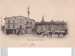 Delcampe - M16-01) MONTUEL - AIN - PLACE CARNOT - ANIMEE - HABITANTS -  EN 1904 - ( 2 SCANS ) - Montluel