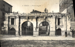 Delcampe - CPA Nimes Porte D'Auguste - Nîmes