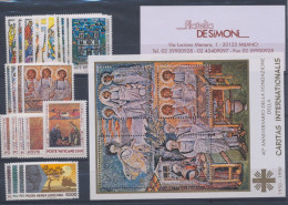 Delcampe - 1990 Vaticano, Francobolli Nuovi, 23 Valori + 1 Foglietto - MNH ** - Années Complètes