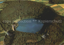 Delcampe - Daun Eifel Gemuender Maar Fliegeraufnahme - Daun
