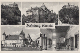 Delcampe - Austria Rosenburg Kamptal Turnierhof Bibliothek Burg Flugpos Nach Dem #SBU013 - Rosenburg