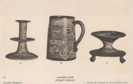 Delcampe - Netherlands Delft Lambeth Stuart Period London Museum Post Card #SBU734 - Delft