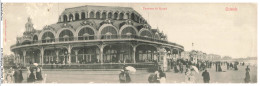Delcampe - AYYP10-0905-BELGIQUE - OSTENDE - Panorama Du Kursaal - Carte Double - Vendue En Etat - Oostende