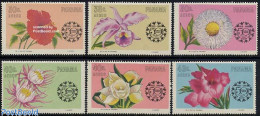 Delcampe - Panama 1966 Flowers 6v, Mint NH, Nature - Flowers & Plants - Panama