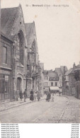 Delcampe - F11-60) BRETEUIL (OISE) RUE DE L ' EGLISE - ( ANIMEE - HABITANTS - 2 SCANS ) - Breteuil
