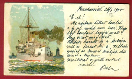 Delcampe - FR1125 GERMAN BATTLESHIP S M PANZER BADEN - BOAT SHIP - 1900 - WAR - Krieg