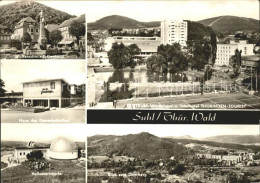 Delcampe - Suhl Thueringer Wald Waffenschmied Denkmal Interhotel Thueringen HdG Sternwarte - Suhl