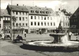 Delcampe - Weissenfels Saale Karl Marx Platz Springbrunnen - Weissenfels