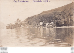 Delcampe - C18- LAC D 'OCKRIDA - CARTE PHOTO - SERBIE - LE 17 OCTOBRE 1918 - ALBANIE - 2 SCANS - Albania