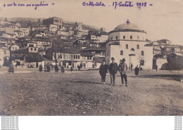 Delcampe - C18- OCKRIDA (CARTE PHOTO DE SERBIE LE 17/OCTOBRE/1918 - ANIMEE - ALBANIE - ( 2 SCANS ) - Serbien