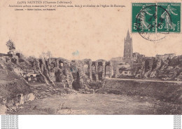 Delcampe - C17-17) SAINTES -  ANCIENNES ARENES ROMAINES ET  CLOCHER  DE L ' EGLISE  ST. EUTROPE - Saintes