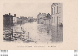 Delcampe - C15-17) SAINTES - INONDATIONS  DE  1904 - ROUTE DE BUSSAC - ( 2 SCANS ) - Saintes
