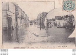 Delcampe - C15-17) SAINTES - INONDATIONS 18 FEVRIER 1904 - RUES DENFERT ROCHEREAU ET DESMORTIERS - ANIMEE - HABITANTS - Saintes
