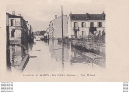 Delcampe - C15-17) SAINTES - INONDATIONS DE  1904 - RUE FREDERIC MESTREAU - ANIMEE - HABITANTS -  ( 2 SCANS ) - Saintes