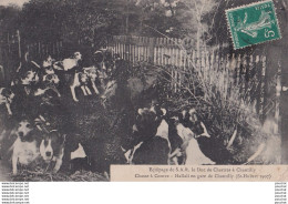 Delcampe - C14-60) EQUIPAGE DE S.A.R. LE DUC DE CHARTRES à CHANTILLY - CHASSE A COURRE - HALLALI EN GARE DE CHANTILLY - ST HUBERT - Chantilly
