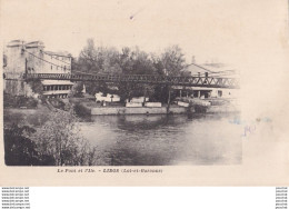 Delcampe - C12-47) LIBOS (LOT ET GARONNE) LE PONT ET L ' ILE - (2 SCANS) - Libos