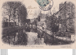 Delcampe - O16-28) BONNEVAL - LES FOSSES ET L ' EGLISE NOTRE DAME - 1906 -  ( 2 SCANS ) - Bonneval