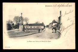 Delcampe - 60 - FORMERIE - LA MARE AUX RAINES ET RUE DE LA GARE - Formerie