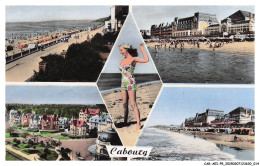 Delcampe - CAR-AEIP5-0327-14 - CABOURG - La Digue Promenade - La Plage - Jardins Du Casino - La Plage - Cabourg
