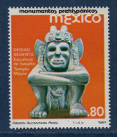 Delcampe - Mexique, Mexico, **, Yv 947, Mi 1761, SG 1605, Divinité Accroupie, Temple Mayor, Tenochtitlan, - Mexique