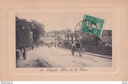 Delcampe - L37-61) LAIGLE - ORNE - RUE DE LA GARE - ANIMATION - EN 1912 - L'Aigle
