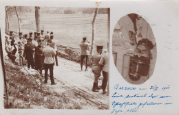 Delcampe - MIL3874     AUSTRIA - HUNGARY  -  K. U. K. - ROMANIA -  BERZACSA  --  ROMANIA  --   OFFICERS  --  1915 --  CARTE PHOTO - Rumänien