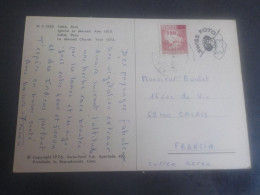 Delcampe - AU + RAPIDE =    BEAUX TIMBRES  PEROU   - SUR CARTE POSTALE LIMA - Peru