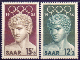 Delcampe - SAAR - OLYMPIC MELBOURNE  -SCULPTURE - **MNH - 1956 - Summer 1956: Melbourne