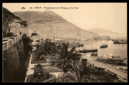 Delcampe - Oran - Promenade De L'Etang Et Le Port - Oran