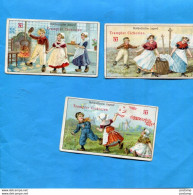 Delcampe - Nederland 3-olds Chromos 1900" Hollandische Jugend TRMPIER CICHORIEN-jeux D Enfants Années 1900 - Autres & Non Classés