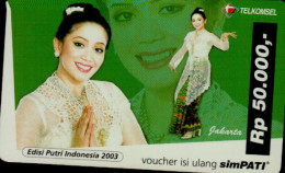 Delcampe - TELECARTE ETRANGERE...JEUNE FEMME ASIATIQUE - Personnages