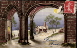 Delcampe - CPA Bonne Annee - Neujahr