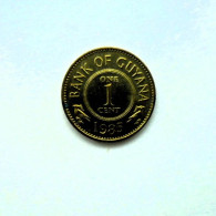 Delcampe - Guyana Très Belle Monnaie De 1 Cent 1985 Pour Collection - Guyana