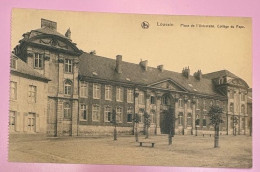 Delcampe - LEUVEN:  Place De L'université, Collège Du Pape - Leuven