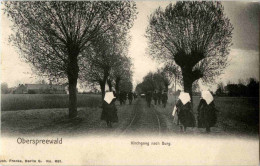 Delcampe - Kirchgang Nach Burg - Lübbenau