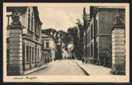 Delcampe - AK Aurich / Ostfriesland, Strassenpartie Am Burgtor - Aurich