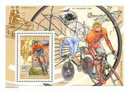 Delcampe - Democratic Republic Of The Congo 2003 Perf. History Of Cycling (2003) Full N° 1783 BL 180 - Vélo