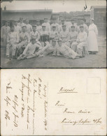 Delcampe - Probstheida-Leipzig Militaria WK1 Soldaten, Baracken Krankenschwester 1916 - Leipzig